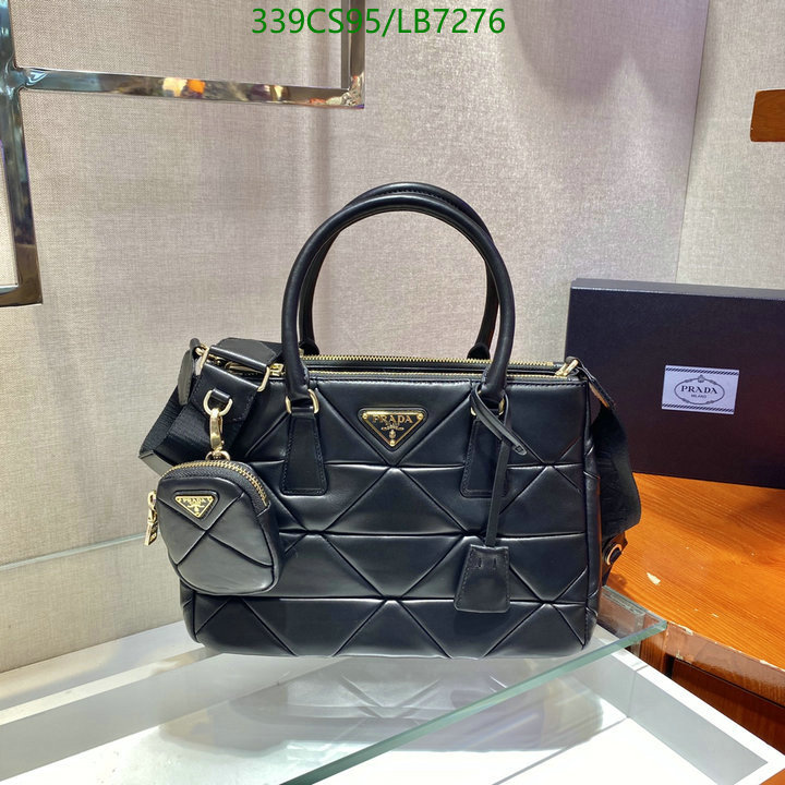 Prada Bag-(Mirror)-Handbag-,Code: LB7276,$: 339USD