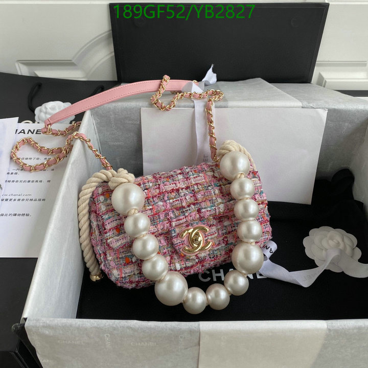 Chanel Bags -(Mirror)-Diagonal-,Code: YB2827,$: 189USD
