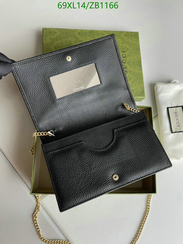 Gucci Bag-(4A)-Diagonal-,Code: ZB1166,$: 69USD