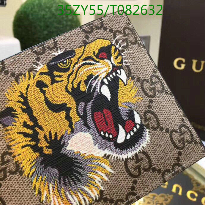 Gucci Bag-(4A)-Wallet-,Code: T082632,$:35USD