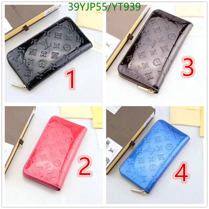 LV Bags-(4A)-Wallet-,Code: YT939,$: 39USD