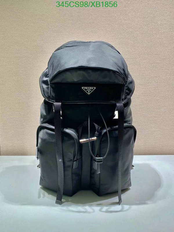 Prada Bag-(Mirror)-Backpack-,Code: XB1856,$: 345USD