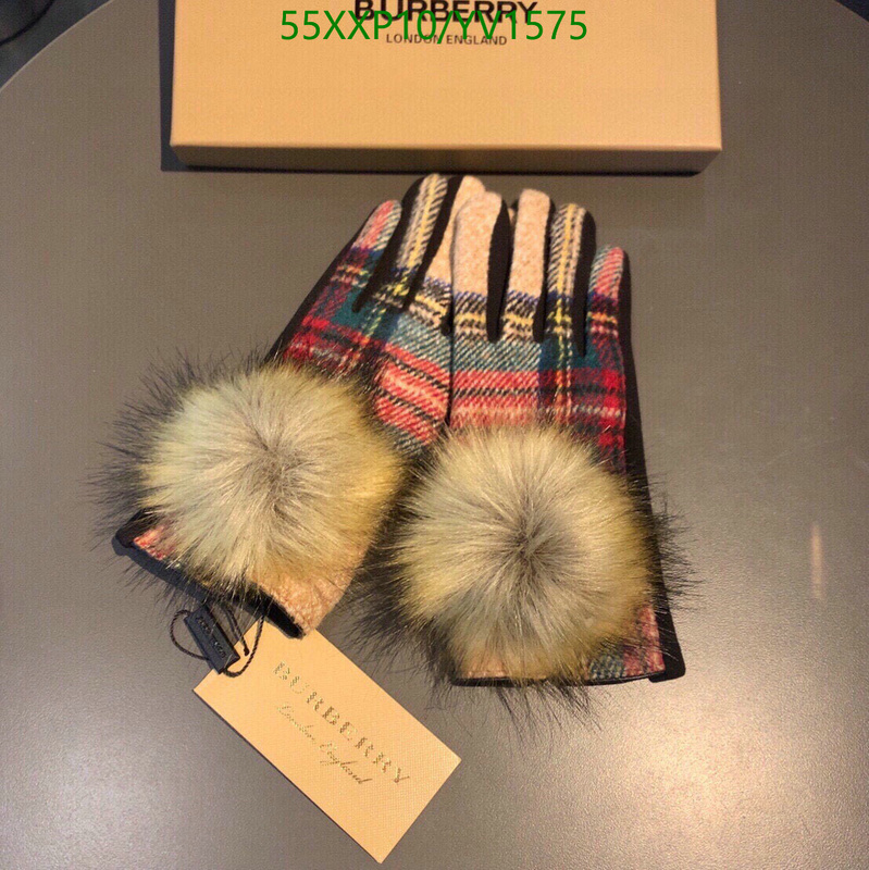 Gloves-Burberry, Code: YV1575,$: 55USD