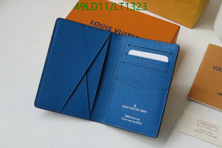 LV Bags-(Mirror)-Wallet-,Code: LT1323,$: 49USD