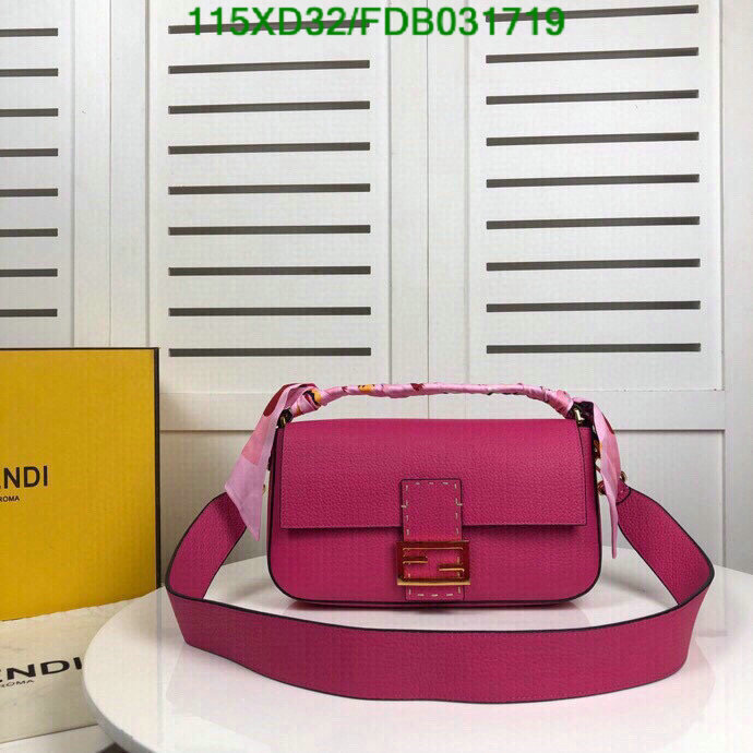 Fendi Bag-(4A)-Baguette-,Code: FDB031719,$:115USD