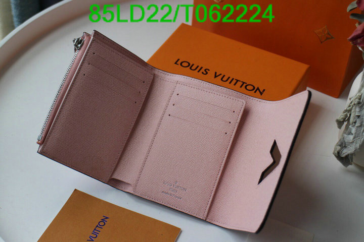 LV Bags-(Mirror)-Wallet-,Code: T062224,$: 85USD