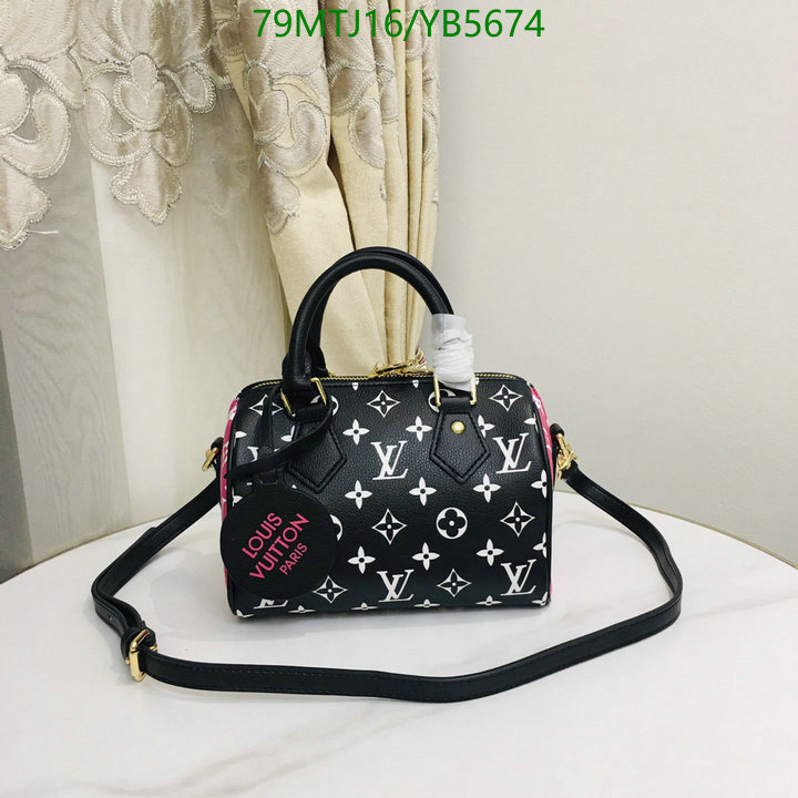 LV Bags-(4A)-Speedy-,Code: YB5674,$: 79USD