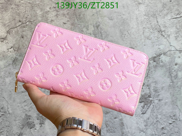 LV Bags-(Mirror)-Wallet-,Code: ZT2851,$: 139USD