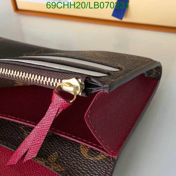 LV Bags-(Mirror)-Wallet-,Code: LB070231,$: 69USD