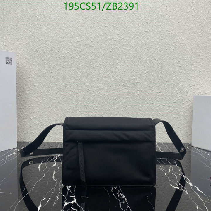 Prada Bag-(Mirror)-Diagonal-,Code: ZB2391,$: 195USD