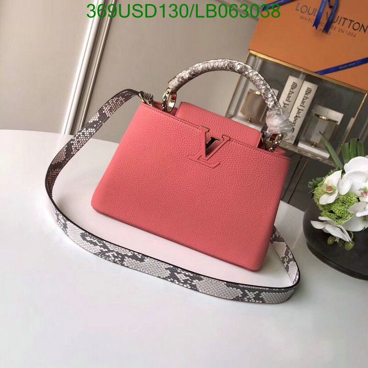 LV Bags-(Mirror)-Handbag-,Code: LB063038,$: 369USD