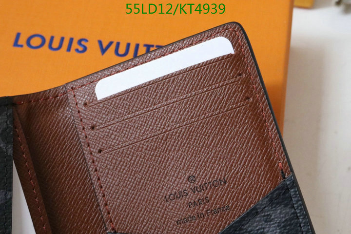 LV Bags-(Mirror)-Wallet-,Code: KT4939,$: 55USD