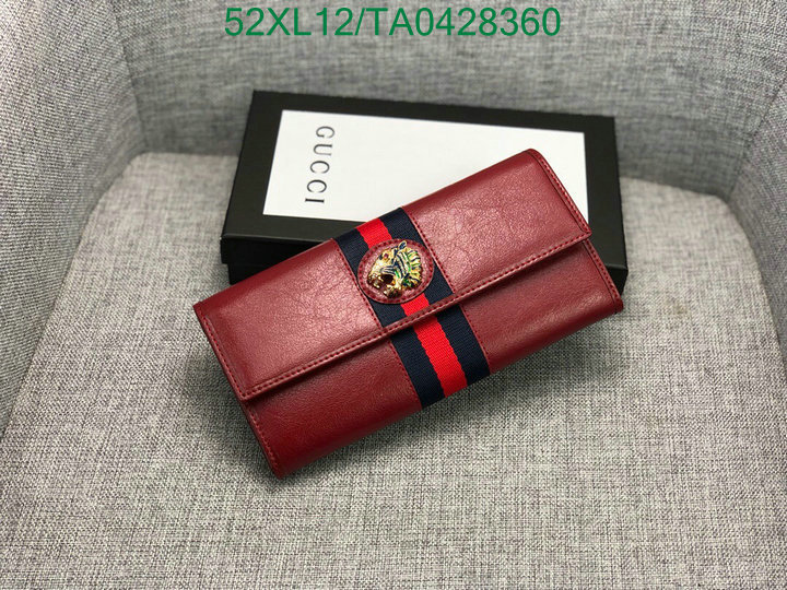 Gucci Bag-(4A)-Wallet-,Code:TA0428360,$: 52USD