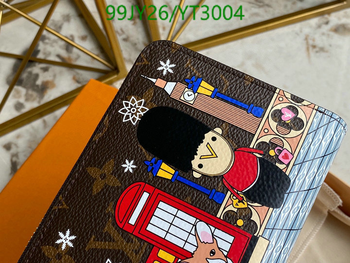 LV Bags-(Mirror)-Wallet-,Code: YT3004,$: 99USD