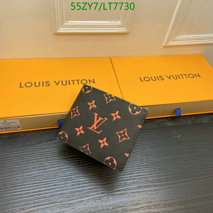 LV Bags-(4A)-Wallet-,Code: LT7730,$: 55USD