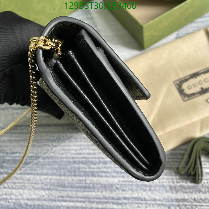 Gucci Bag-(Mirror)-Diagonal-,Code: LB3400,$: 129USD