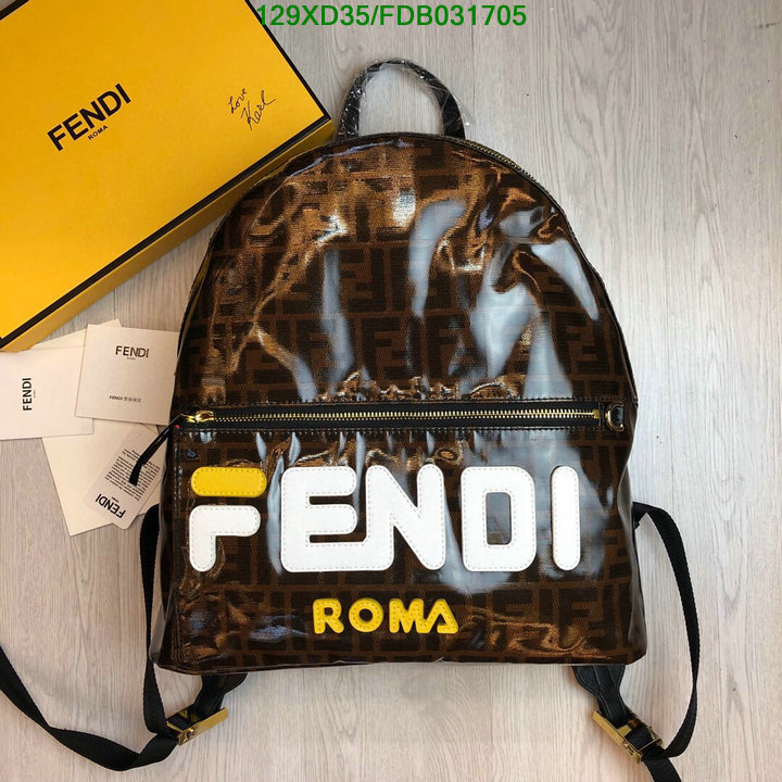 Fendi Bag-(4A)-Backpack-,Code: FDB031705,$:129USD