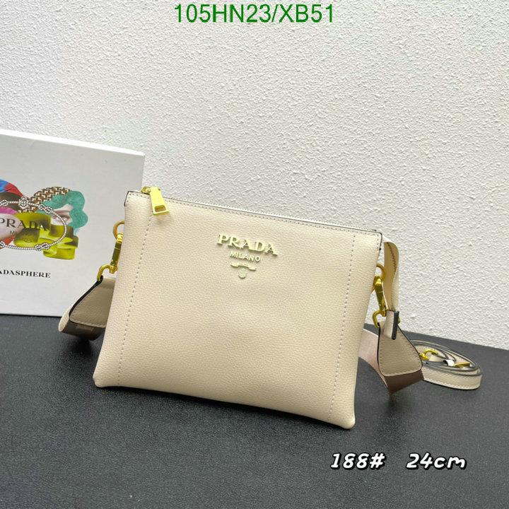 Prada Bag-(4A)-Diagonal-,Code: XB51,$: 105USD