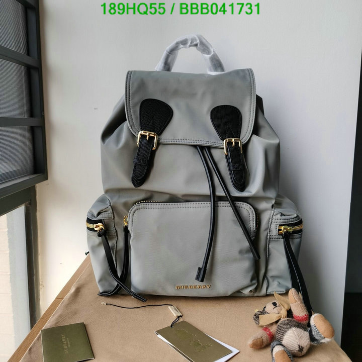 Burberry Bag-(Mirror)-Backpack-,Code: BBB041731,$: 189USD