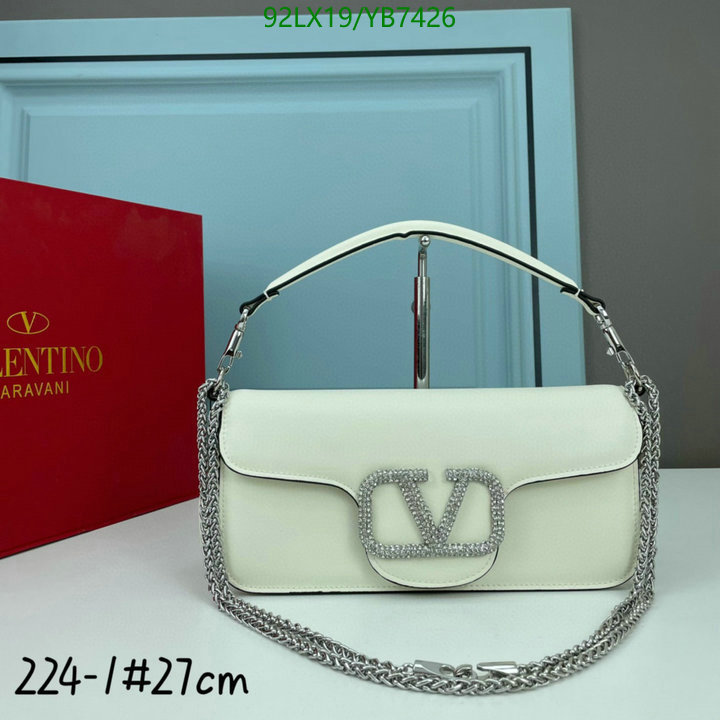 Valentino Bag-(4A)-LOC-V Logo ,Code: YB7426,$: 92USD