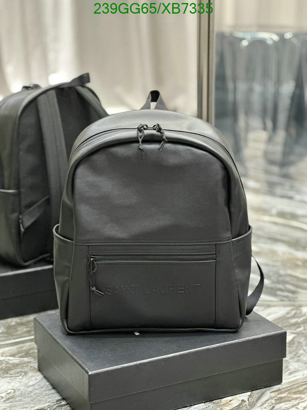 YSL Bag-(Mirror)-Backpack-,Code: XB7335,$: 239USD