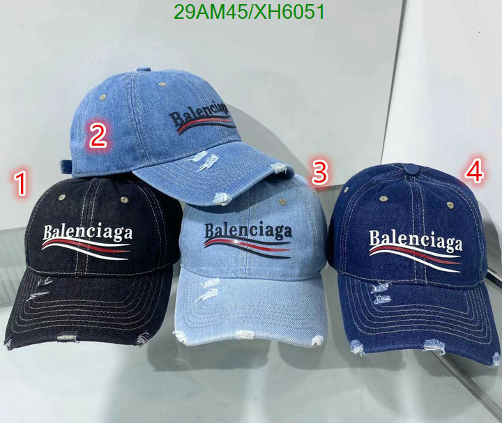 Cap -(Hat)-Balenciaga, Code: XH6051,$: 29USD