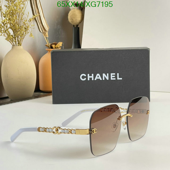 Glasses-Chanel, Code: XG7195,$: 65USD