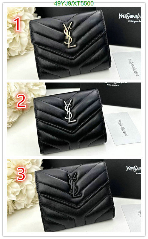 YSL Bag-(4A)-Wallet-,Code: XT5500,$: 49USD