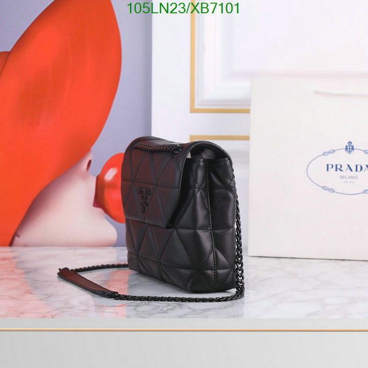 Prada Bag-(4A)-Diagonal-,Code: XB7101,$: 105USD