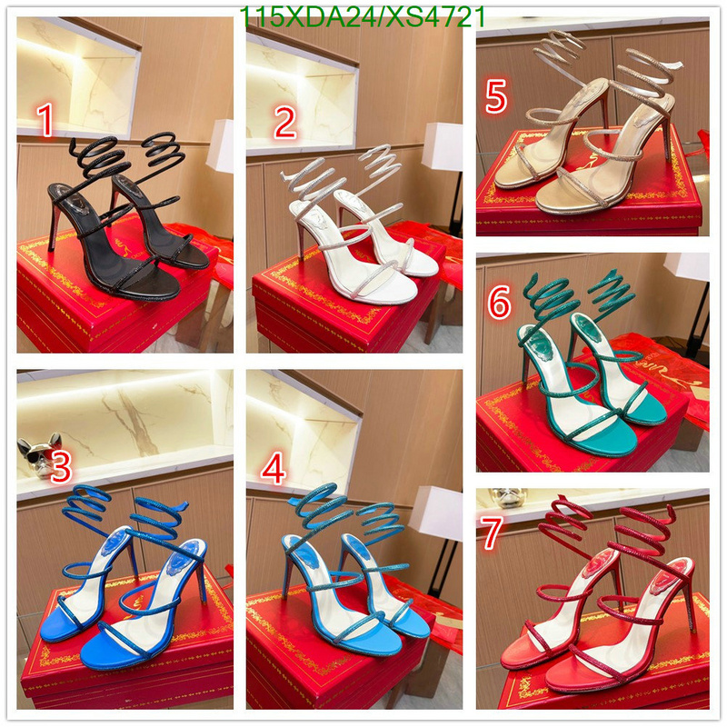 Women Shoes-Rene Caovilla, Code: XS4721,$: 115USD
