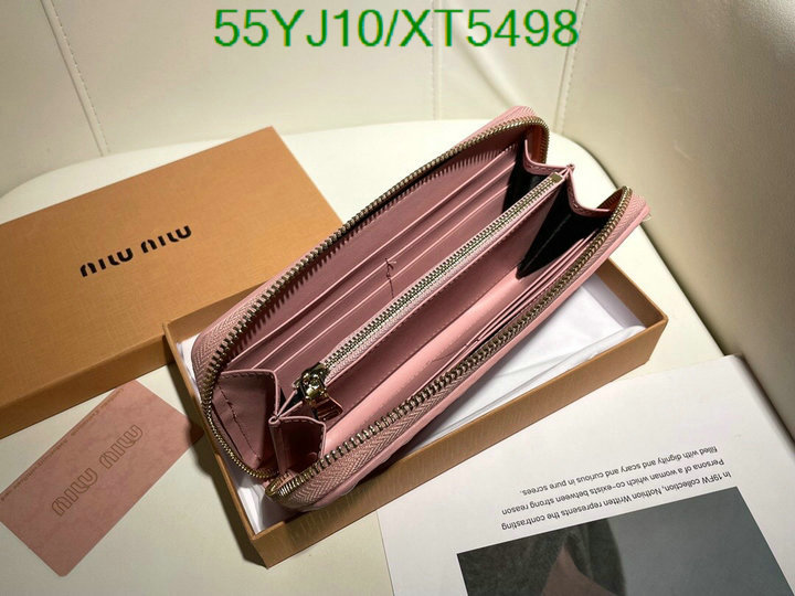 Miu Miu Bag-(4A)-Wallet-,Code: XT5498,$: 55USD