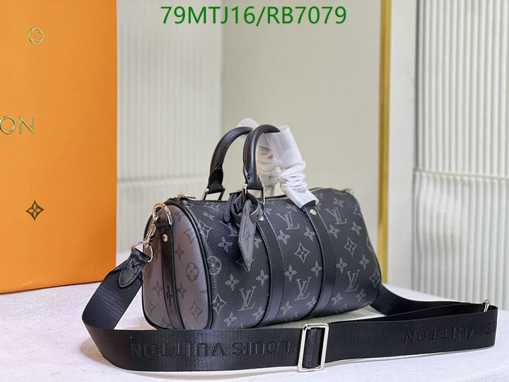 LV Bags-(4A)-Keepall BandouliRe 45-50-,Code: RB7079,$: 79USD