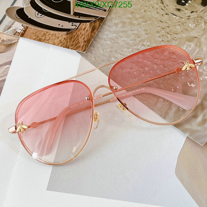 Glasses-Gucci, Code: XG7255,$: 49USD