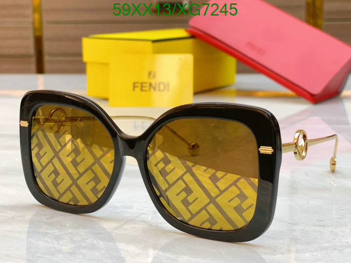 Glasses-Fendi, Code: XG7245,$: 59USD