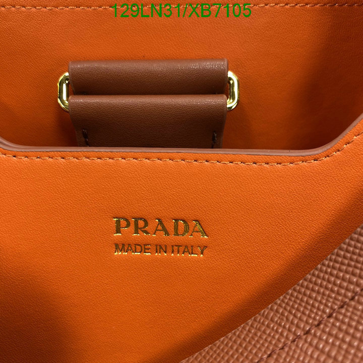 Prada Bag-(4A)-Diagonal-,Code: XB7105,$: 129USD