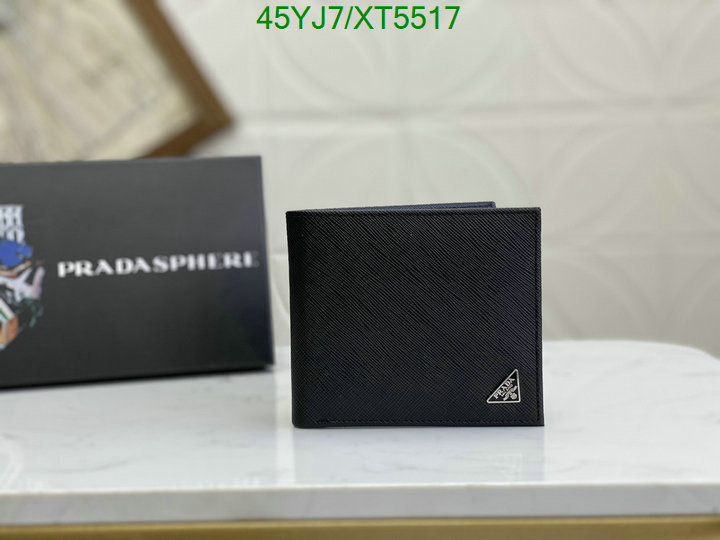 Prada Bag-(4A)-Wallet-,Code: XT5517,$: 45USD