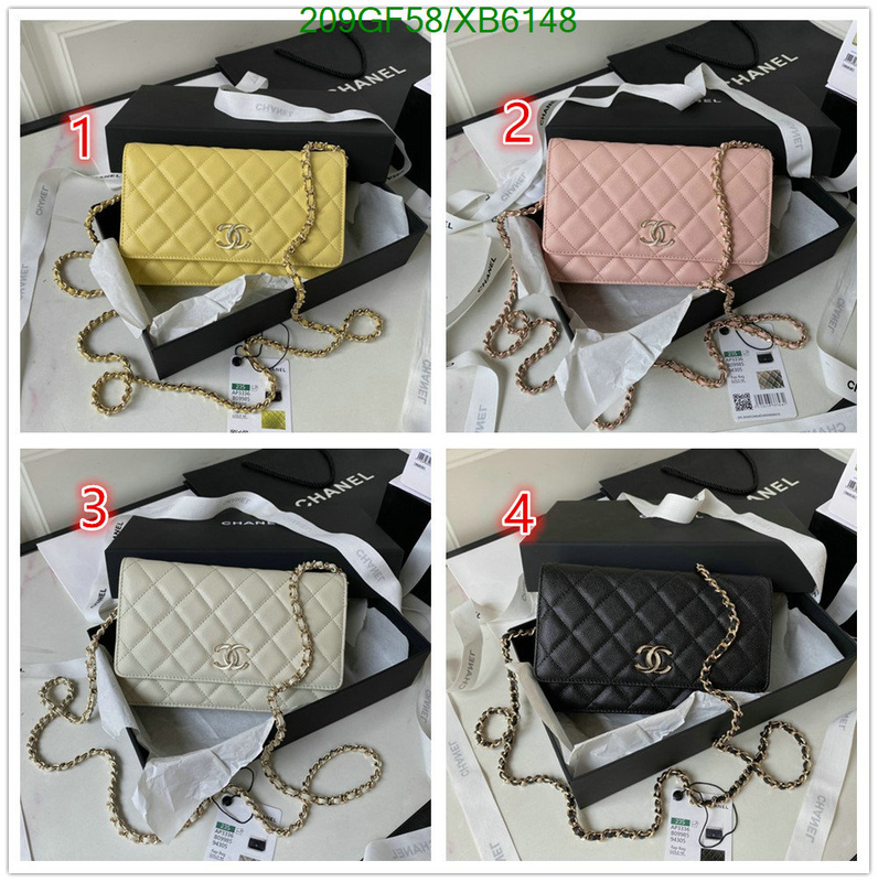 Chanel Bags -(Mirror)-Diagonal-,Code: XB6148,$: 209USD