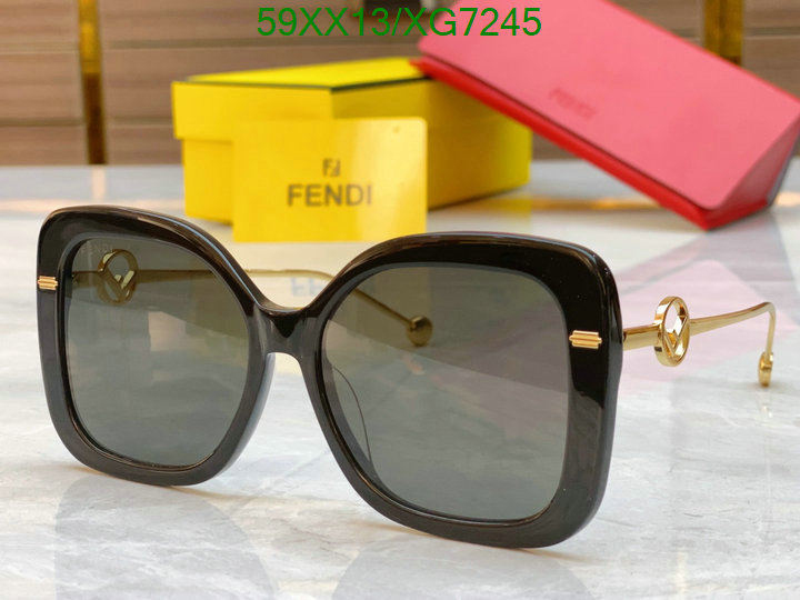 Glasses-Fendi, Code: XG7245,$: 59USD