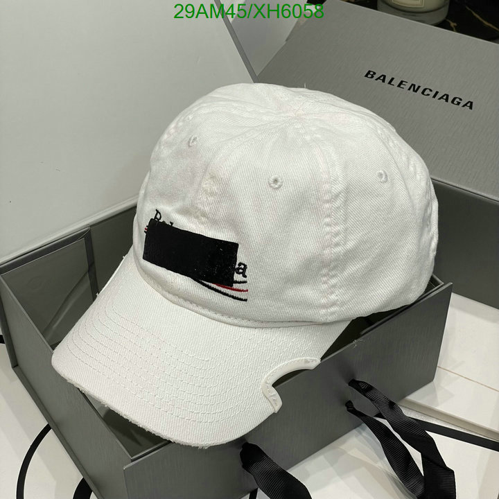 Cap -(Hat)-Balenciaga, Code: XH6058,$: 29USD