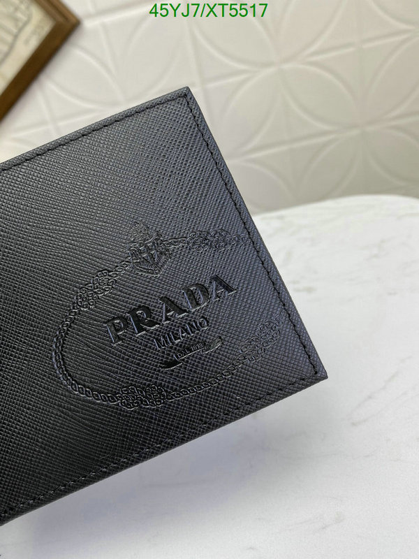 Prada Bag-(4A)-Wallet-,Code: XT5517,$: 45USD