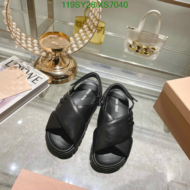 Women Shoes-Miu Miu, Code: XS7040,$: 119USD