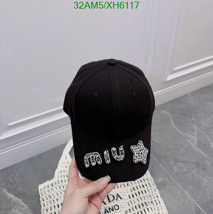 Cap -(Hat)-Miu Miu, Code: XH6117,$: 32USD