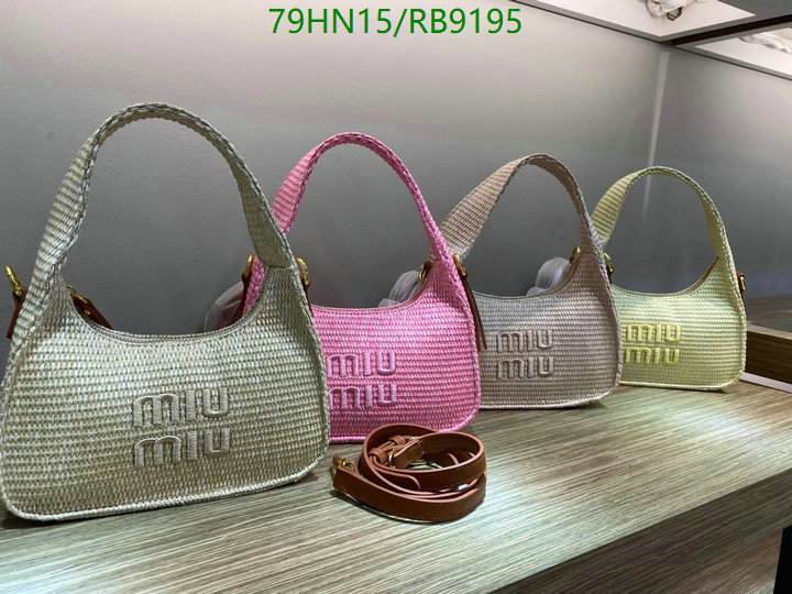 Miu Miu Bag-(4A)-Handbag- Code: RB9195 $: 79USD