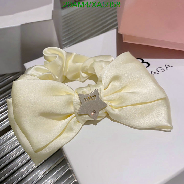 Headband-MIU MIU, Code: XA5958,$: 29USD