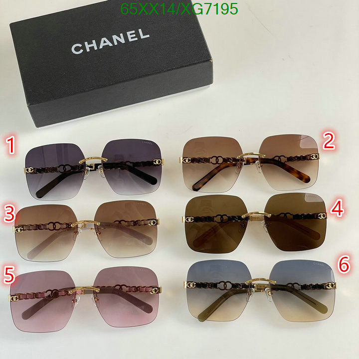 Glasses-Chanel, Code: XG7195,$: 65USD