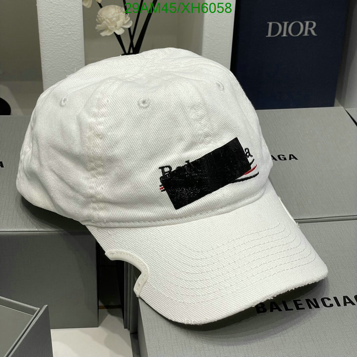 Cap -(Hat)-Balenciaga, Code: XH6058,$: 29USD