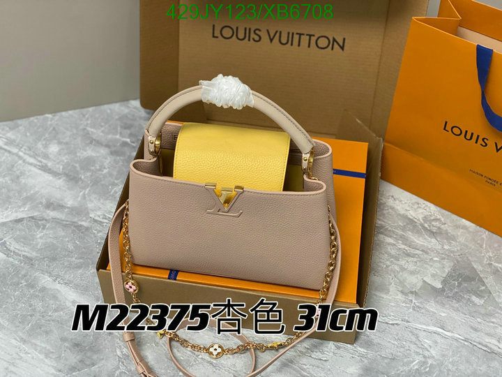 LV Bags-(Mirror)-Handbag-,Code: XB6708,