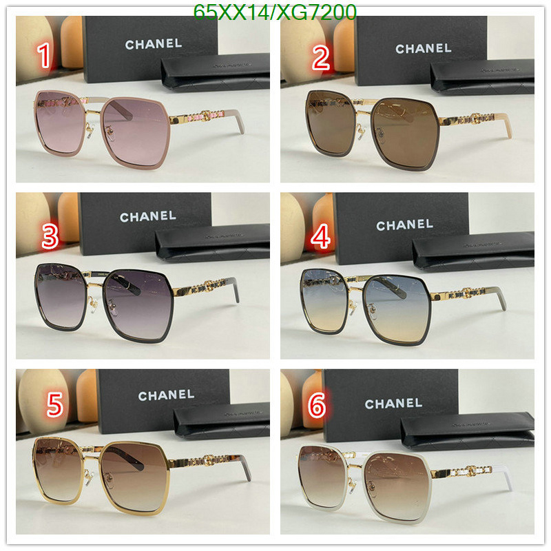 Glasses-Chanel, Code: XG7200,$: 65USD