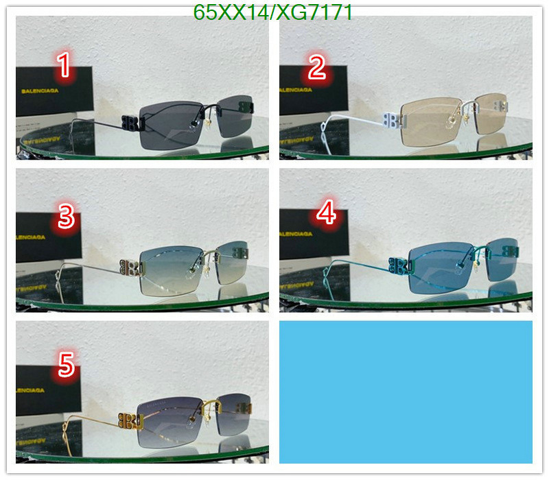 Glasses-Balenciaga, Code: XG7171,$: 65USD