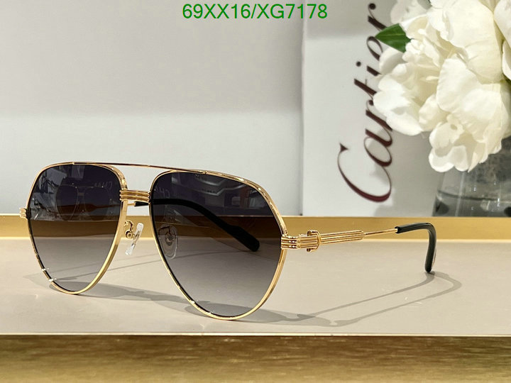 Glasses-Cartier, Code: XG7178,$: 69USD